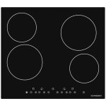 Schneider sctv604s - table vitroc�ramique 4 feux noir