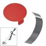 Sciebobines de coupe pour d�broussailleuse �lectrique 10 pi�ces + 1 couvercle de bobine pour bosch afs ...
