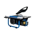 Scie � carreaux - scheppach - fs600 - 600w - table inclinable - hauteur de coupe 34 mm - lame diamant�e ...