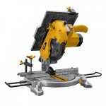 Scie circulaire combin�e 1200w double coupe 2 positions d�coupe 45 / 45� lame disque 210 mm alesage 30mm ...