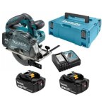 Scie circulaire  mtaux makita dcs552rtj - batterie 18v li - ion 5ah -  136mm - intensif