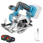 Scie circulaire sans fil 1000 w - 10�800 tr / min profondeur de coupe de 45 mm - convient pour le bois ...
