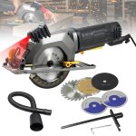 Scie circulaire sans fil 115 mm 600 w avec pointeur laser peut couper le m�tal / bois / plastique � un ...