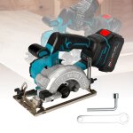 Scie circulaire sans fil de 125 mm inclinable 6500 tr / min adapt�e aux travaux de menuiserie et aux ...