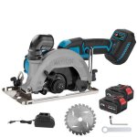 Scie circulaire sans fil 150 mm (6 pouces) - moteur sans balais - coupe 0 - 45� profondeur 54mm - compatible ...