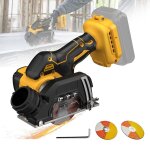 Scie circulaire sans fil de 3 pouces tournant � 19�500 tr / min �quip�e de deux lames de scie adapt�e ...