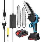 Scie � �laguer �lectrique portable - pzcc - 21v - 4 pouces + 6 pouces + 8 pouces - moteur bross� - sans ...