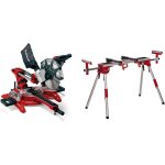 Scie � onglet radiale einhell tc - sm 2534 / 1 dual 2350w avec pi�tement stationnaire