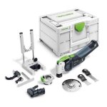 Scie oscillante 18v vecturo osc 18 e - basic - set (sans batterie ni chargeur) + coffret systainer + ...