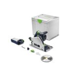 Scie plongeante sans fil 18v tsc 55 kseb - basic - festool - sans batterie ni chargeur - systainer - ...