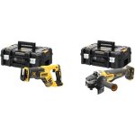 Scie sabre dewalt dcs367nt - xj & meuleuse dcg406nt - xj - brushless 18v