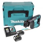 Scie sabre makita djr188rtj 18v li - ion (2x5ah)