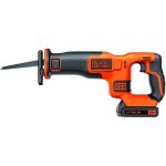 Scie sabre sans fil black + decker - 18v - dbattement 22mm - livre avec 1 batterie 15ah un chargeur ...