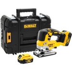 Scie sauteuse 18v brushless xr + 2 batteries 5 ah + chargeur + coffret tstak - dewalt - dcs334p2 - qw ...
