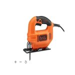 Scie sauteuse - black + decker - bes410k - 410w - ventilateur � poussi�re int�gr� - lame en u pour bois ...
