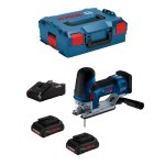 Scie sauteuse bosch gst 18v - 155 sc (2 x 40 ah procore + gal18v - 40 + l - boxx 136)