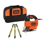 Scie sauteuse pendulaire - black + decker - ks701pe3s - qs - 520w - filaire - 3 lames incluses Scie sauteuse pendulaire - black + decker - ks701pe3s - qs - 520w - filaire - 3 lames incluses