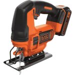 Scie sauteuse pendulaire sans - fil black + decker 18v - 1 batterie 20 ah - 1 lame bois - 1 chargeur