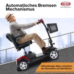 Scooter �lectrique 4 roues 300w - cdisplay - si�ge pivotant � 360 degr�s - port�e 15 � 25 kilom�tres