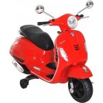 Scooter lectrique enfant - vespa - rouge - musique mp3 - phare - 2 roues