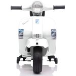 Scooter lectrique pour enfant vespa classique px150 mini blanc - ataa cars - batterie 6v 4. 5ah - 2 ...