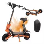 Scooter �lectrique horsroute longue distance daffichage nfc de du double moteur 5600wde vitesse rapide ...