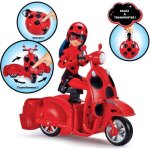 Scooter miraculous switchn go + poupe articule ladybug lucky charm bandai 26 cm - p50668