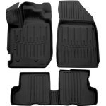 Tapis de sol en caoutchouc 3d - scoutt - dacia duster 2 - premium - noir - sur mesure 2017 - 2024