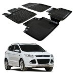 Scoutt 3d tapis de sol en caoutchouc premium pour ford kuga 2013 - 2019
