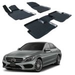 Scoutt 3d tapis de sol en caoutchouc premium pour mercedes c clas w205 2014 - 2021 Scoutt 3d tapis de sol en caoutchouc premium pour mercedes c clas w205 2014 - 2021