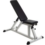Scsports banc de musculation - dossier et sige rglables, plat / inclin, en acier, charge max 200 ...