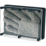 Sculpture 3d en clous - noir - rectangulaire - contemporain - design