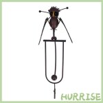Sculpture de vent de hibou sur piquet en fer d�coration de jardin toupie � bascule sculpture de girouette ...