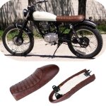 Selle de moto - vintage - honda - cuir pu - imperméable - confortable Selle de moto - vintage - honda - cuir pu - imperméable - confortable