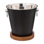 Seau  champagne caf 22cm noir