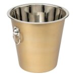 Seau à champagne en métal gold 21cm doré Seau à champagne en métal gold 21cm doré