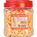 Cheville à expansion - crampon - diamètre 6 mm - beige - vendu par 800 - inox Cheville à expansion - crampon - diamètre 6 mm - beige - vendu par 800 - inox