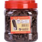 Cheville � expansion - crampon - diam�tre 8 mm - vendu par 450 - marron - r�sistante aux agents chimiques ...