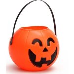 Seau - citrouille - orange et noir - enfant Seau - citrouille - orange et noir - enfant