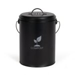 Livoo seau à compost de cuisine 6l noir - mes154n Livoo seau à compost de cuisine 6l noir - mes154n