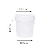 Seau avec couvercle plastique alimentaire - benbow - 10x 1l - blanc - hermtique - inodore - vide - rcipient ...