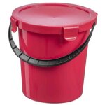 Seau � cueillette avec couvercle 5 l rouge