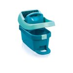 Seau essoreur  roulettes leifheit profi xl mobile 55076, essore - housse mobile de 8 l compatible avec ...