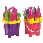 Seau garni ch�teau remparts translucide - easykado - mod�les assortis - enfant - mixte