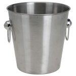 Seau  glace - inox - 20 cm - finition mat - 2 anneaux de portage - 400 g