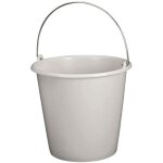 Seau de m�nage - 5 l - blanc paillet�
