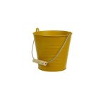 Seau m�tal � anse 12. 5x13cm orange ou jaune