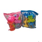Seau de plage - too beach - too beach - arrosoir r�teau moulin - sac � dos transport - bleu / rose al�atoire ...