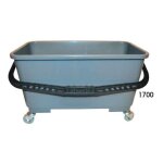 Seau rectangulaire en plastique 22l - brosserie thomas - 1700