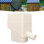 Sec collecteur filtrant deau de pluiercuprateur deau de pluie (blanc)
